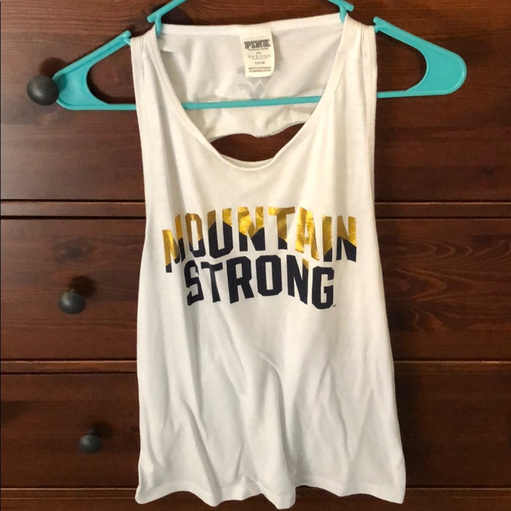 Mountain strong WVU tank